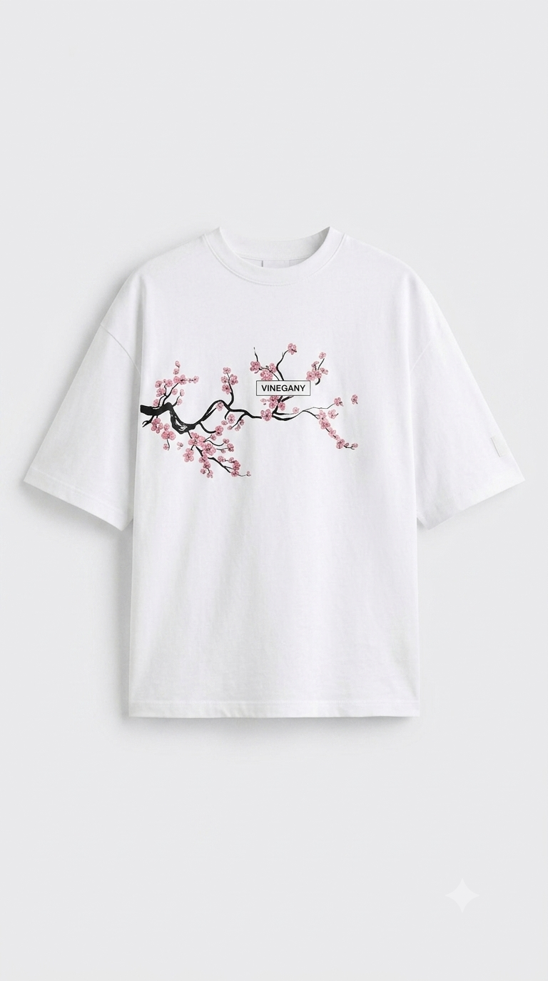 Cherry Blossom Blade oversize tee