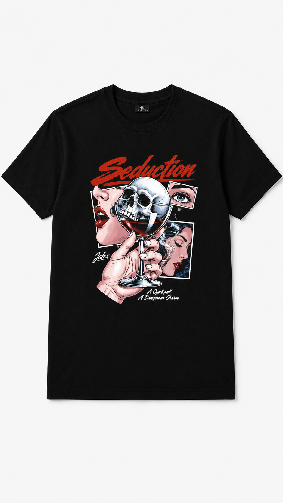 Seduction Noir Streetwear Tee