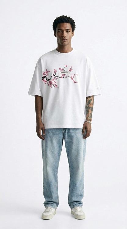 Cherry Blossom Blade oversize tee