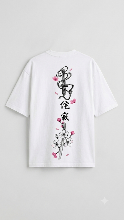 Cherry Blossom Blade oversize tee