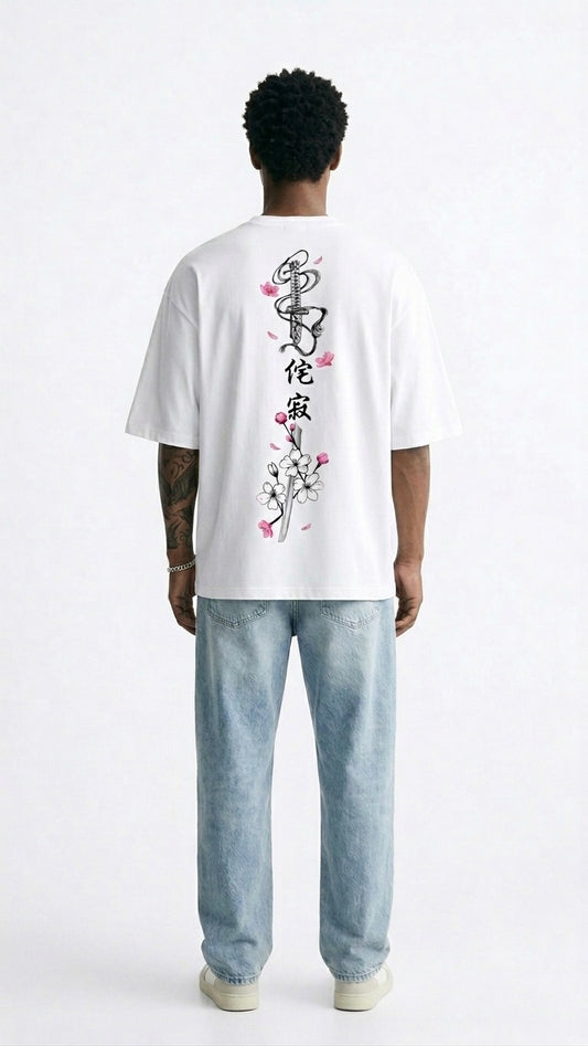 Cherry Blossom Blade oversize tee