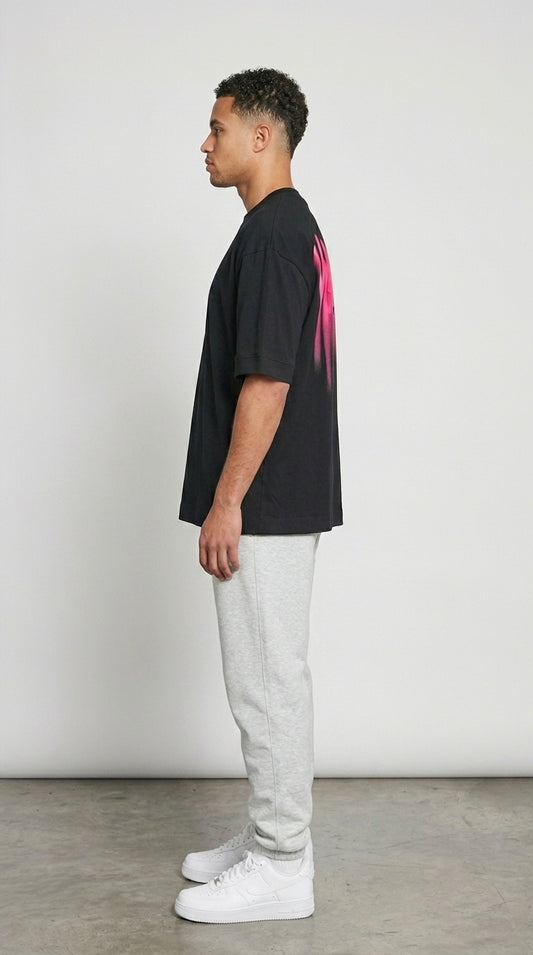 Airbrush Graffiti Oversized T-Shirt