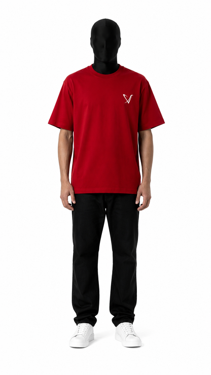 Red Oversize Tee