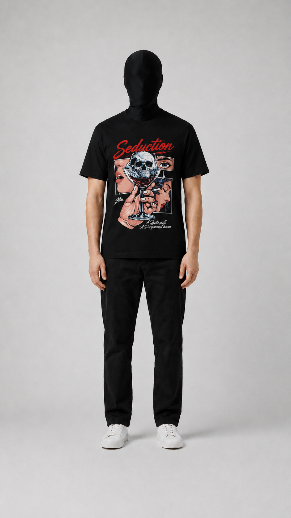 Seduction Noir Streetwear Tee