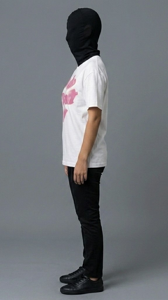 PINK HEART GRAPHIC TEE