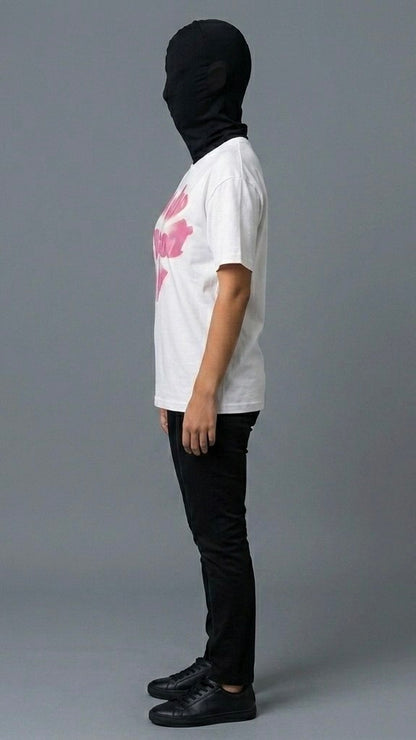PINK HEART GRAPHIC TEE