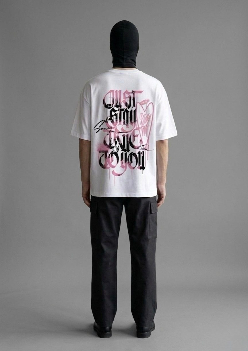 PINK SPIDER GRAPHIC TEE